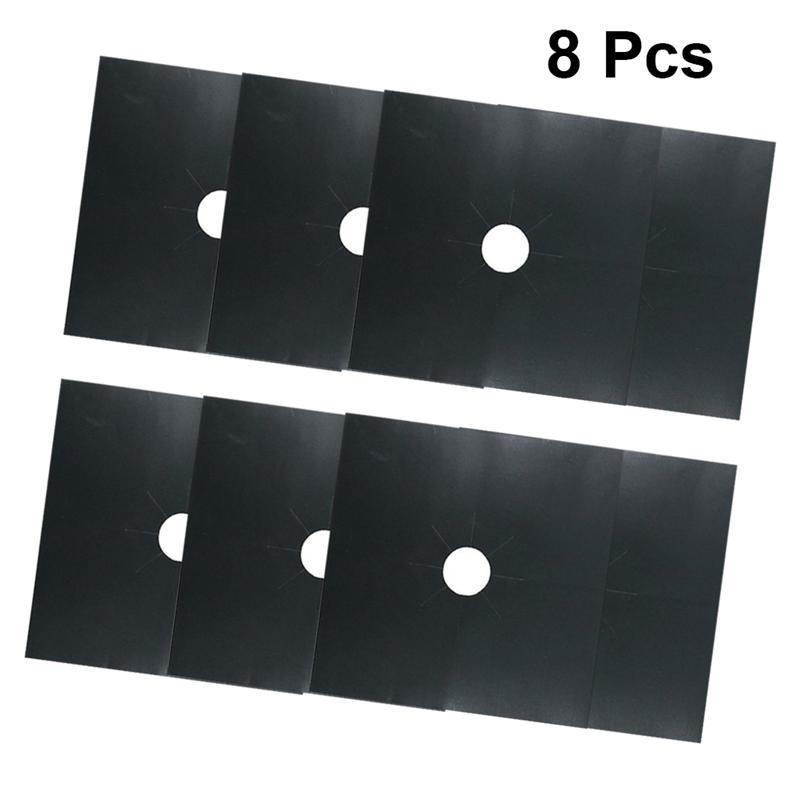 Gas Hob Protector Universal Heavy Duty Oven Liners Teflon Sheets (Black)