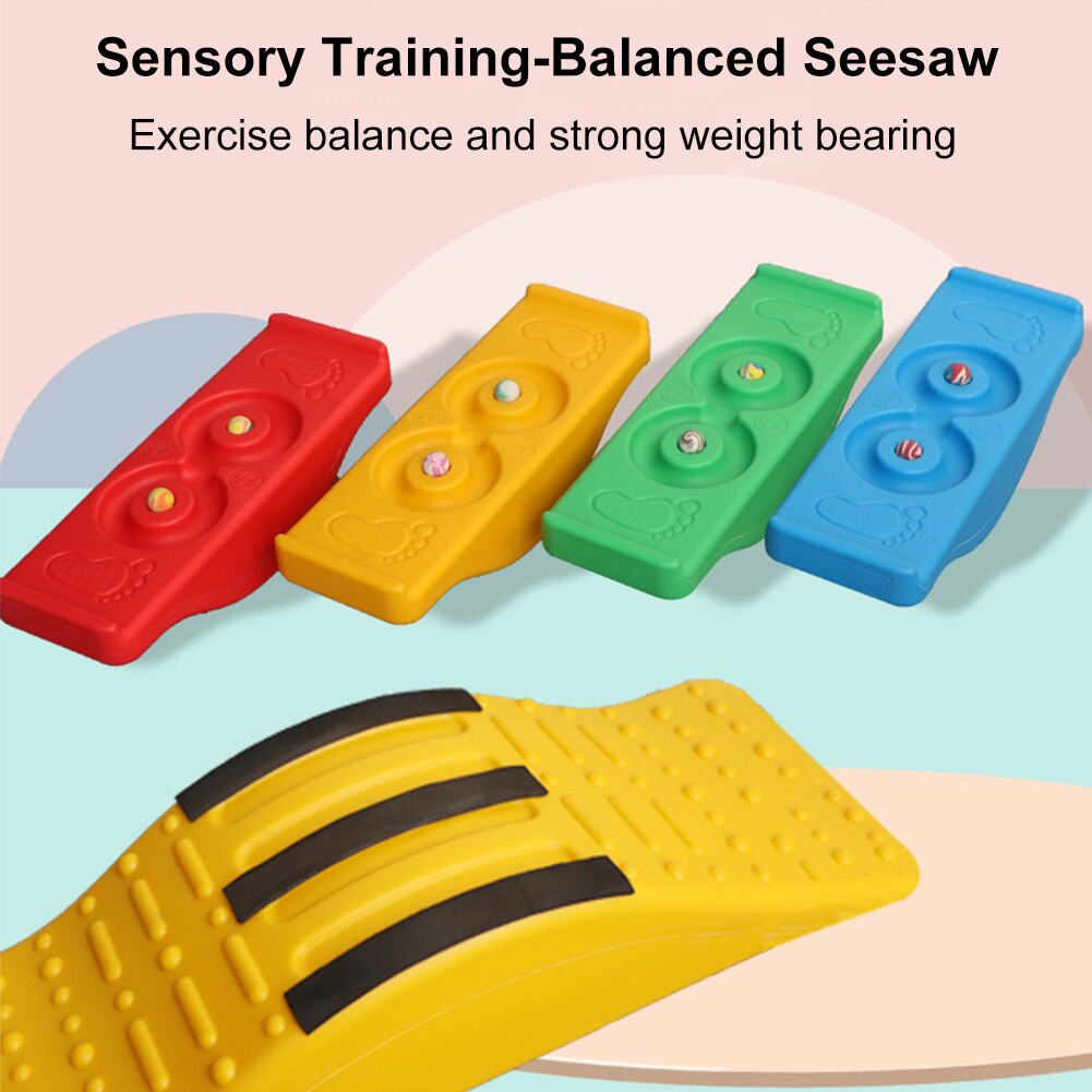 Outside Balance Board Rocking Seesaw Workout Portable Anti Skid Sport Stability Garden Kids Children Indoor Games Backyard