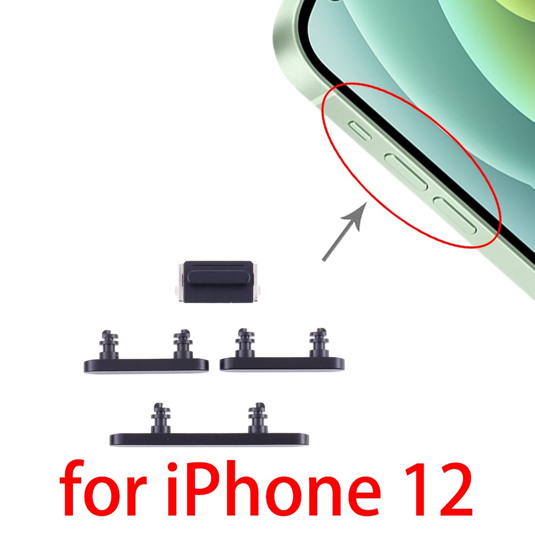 Power Button and Volume Control Button for iPhone 12