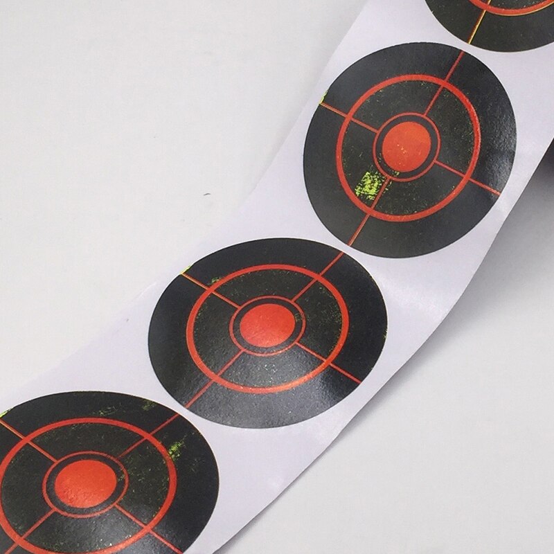 250 Pcs Schieten Doel Sticker Schieten Accessoires Doel Bullseye Spatten Doel Langdurige Reactieve Sticker
