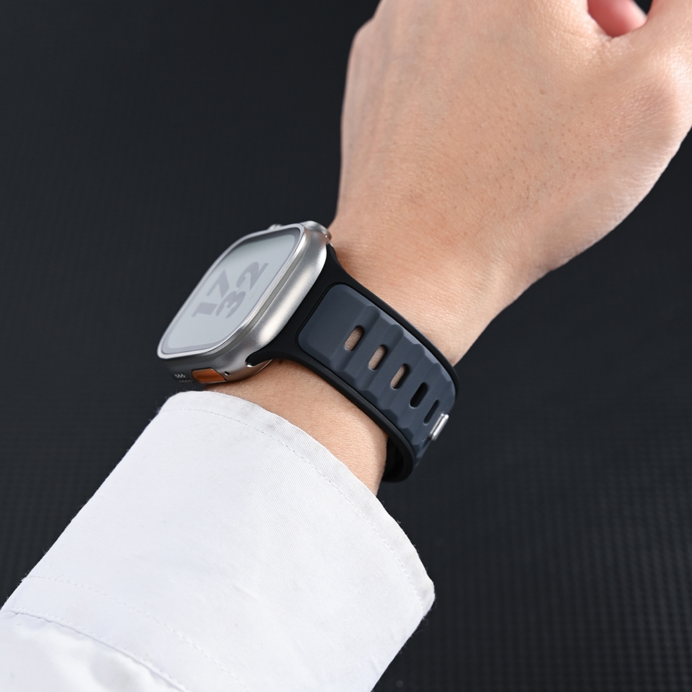 Silicone Strap for Apple watch ultra2 band 49mm Series 10 46mm correa Sport bracelet iwatch 9 8 7 6 5 SE 42-45mm 44mm