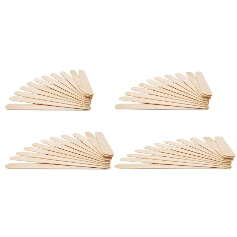50pcs Burlywood Ice-lolly Stick Kids Hand Craft DIY Making Ice Cream Sticks Hand Craft Making Art Ice Cream Popsicle Sticks