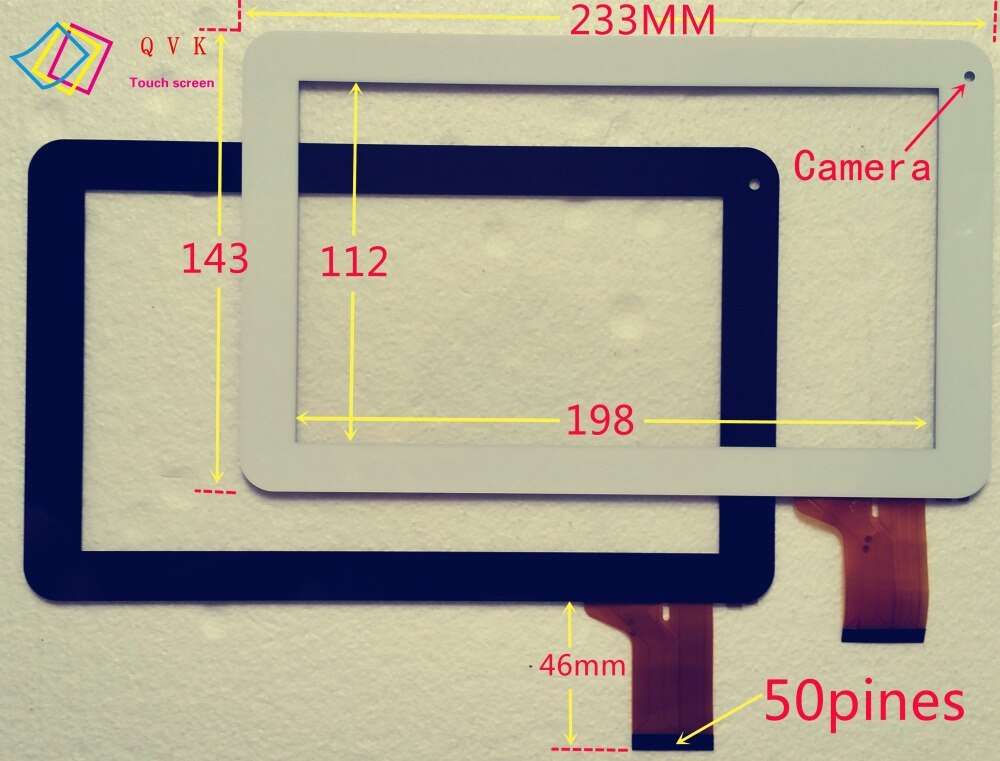 9 cal czarny dla Mirage obsługi MULTILASER M9 Quad Tablet PC pojemnościowy ekran dotykowy Digitizer czujnik zewnętrzne szkiełko Panel