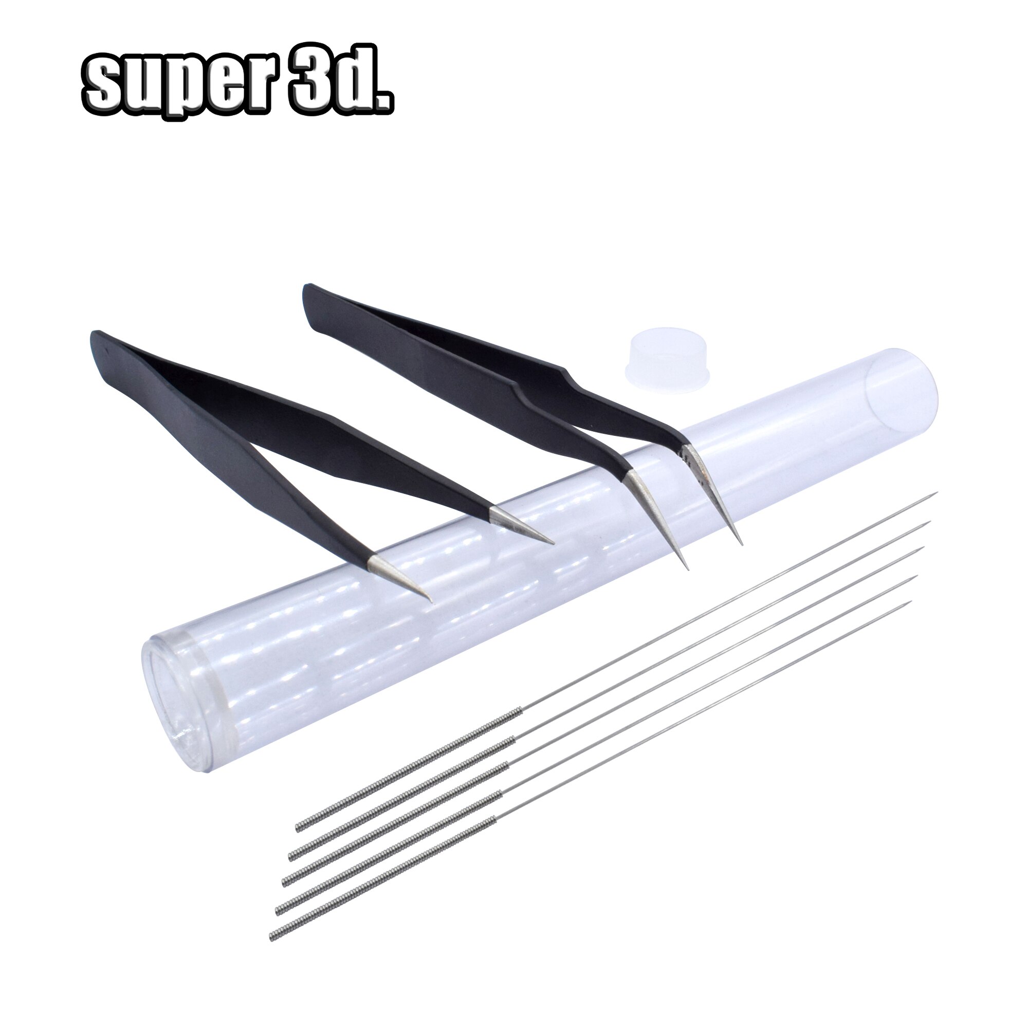 3D Printer Tool Set Nozzle Cleaner Boor 0.2 Mm 0.3 Mm 0.4 Mm 0.5mmm Roestvrijstalen Naald/Pincet accessoires