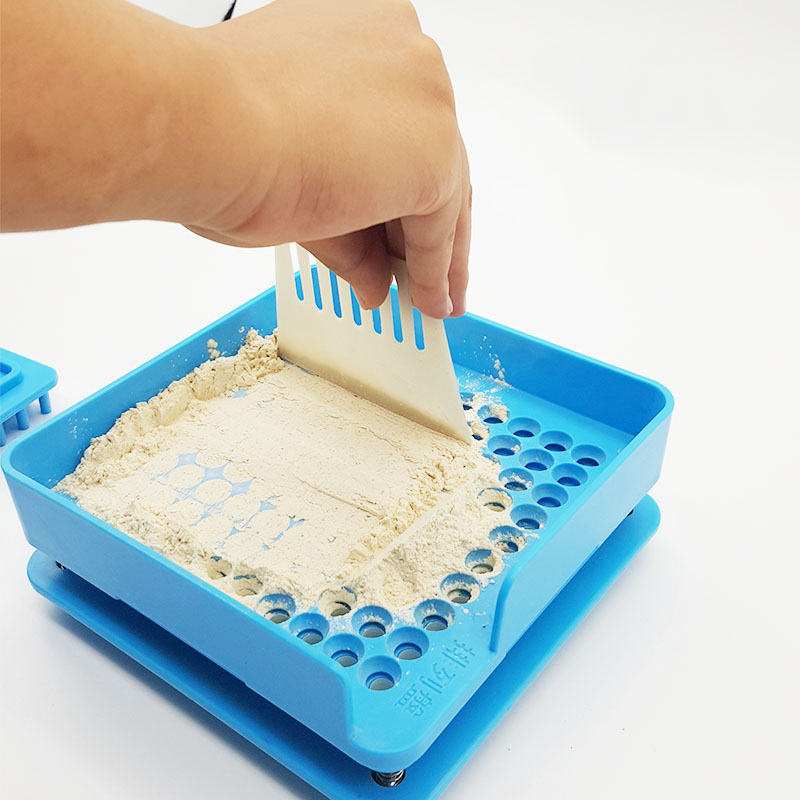 00# blue 100 Hole Plastic Manual Capsule Filling Machine Manual Capsule Filling Board