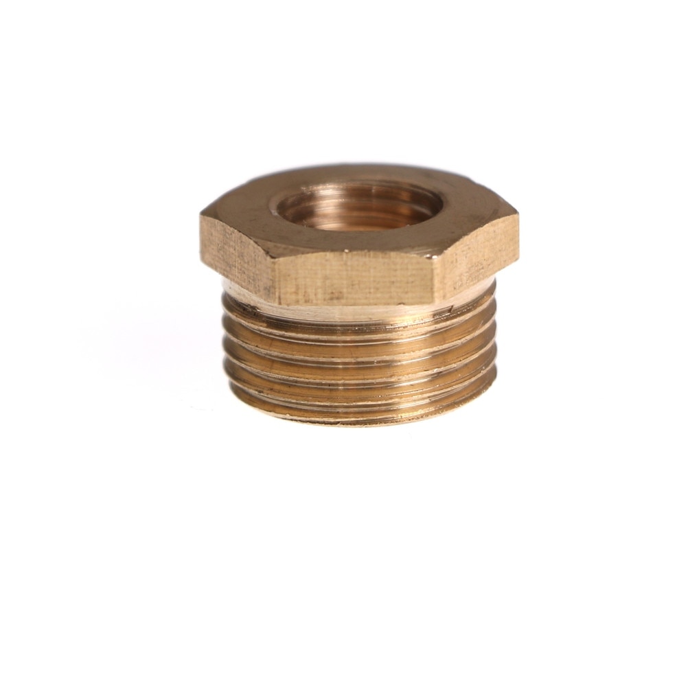 Brass 3/8" BSPT Male 1/8" Female NPT Adapter Brass Pipe Bushing Fitting Reducing Coupler Connector Adapter Pipe Fitting