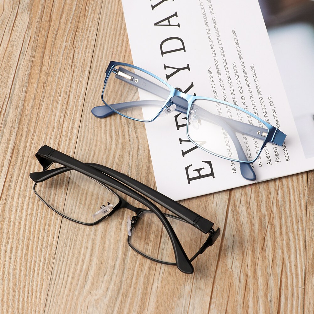 neue herren Geschäft Lesebrille Titan Legierung Rahmen Männlichen Hyperopie Brillen flexibel Tragbare Gläser
