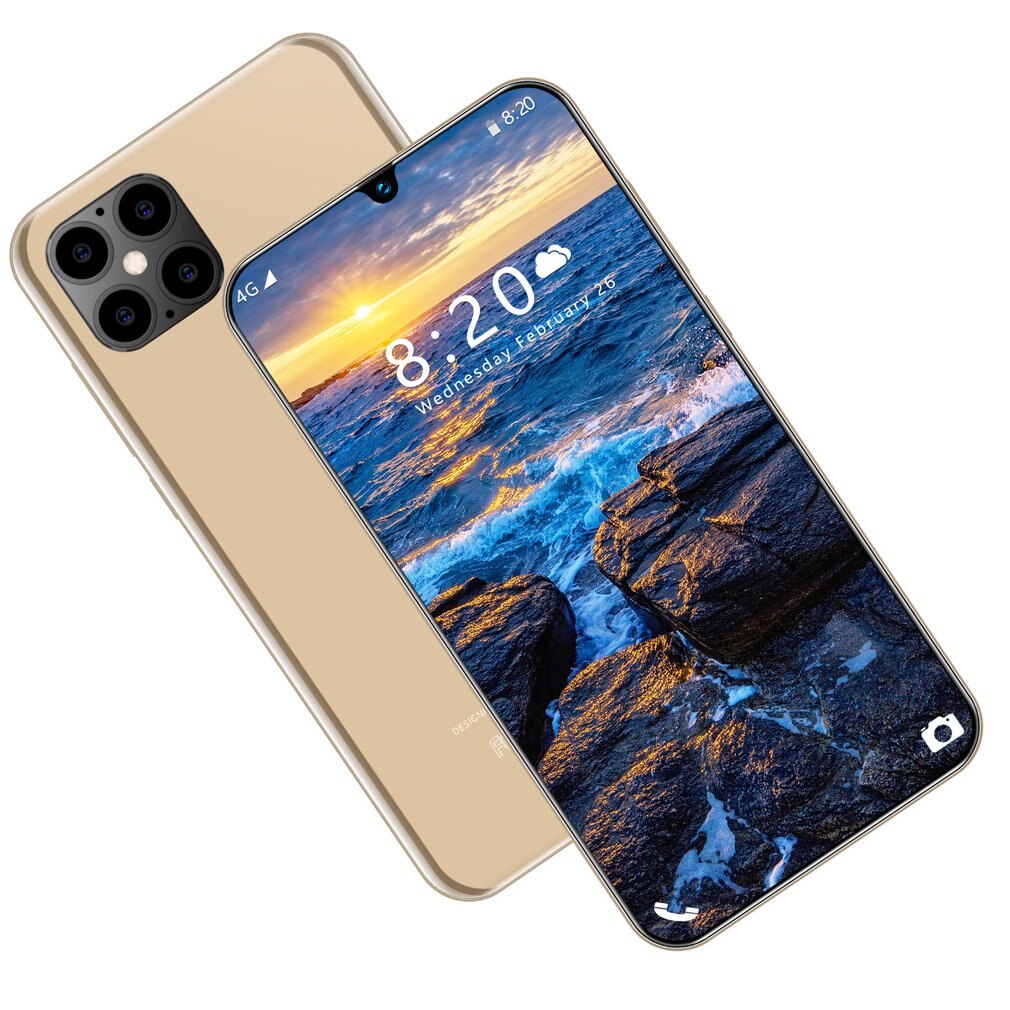 IP12 Clever 6,5 Zoll HD Bildschirm 1GB 8GB 24MP Vorne Kamera Starke 8 Ader hoch-leistung Prozessor telefon