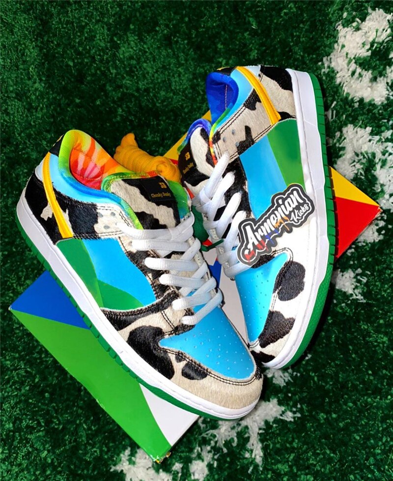 Ben Jerrys x SB Dunks-zapatillas para correr, auténticas, bajas y gruesas, Dunky, blancas, Lagoon, Pulse Black, universales, CU3244-100, novedad de