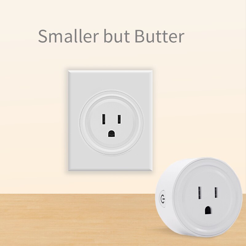 10 US Standard Smart Wifi Power Plug Wifi Wireless Socket With Power Monitor To Work With Alexa Google Home Tuya App Smart Life