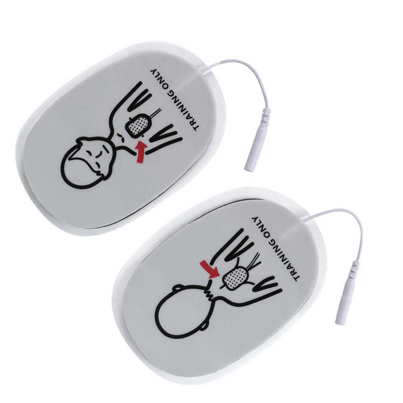 Training Electrode Pads Non Woven Fabric Training Replacement Pads for XFT AED Trainer