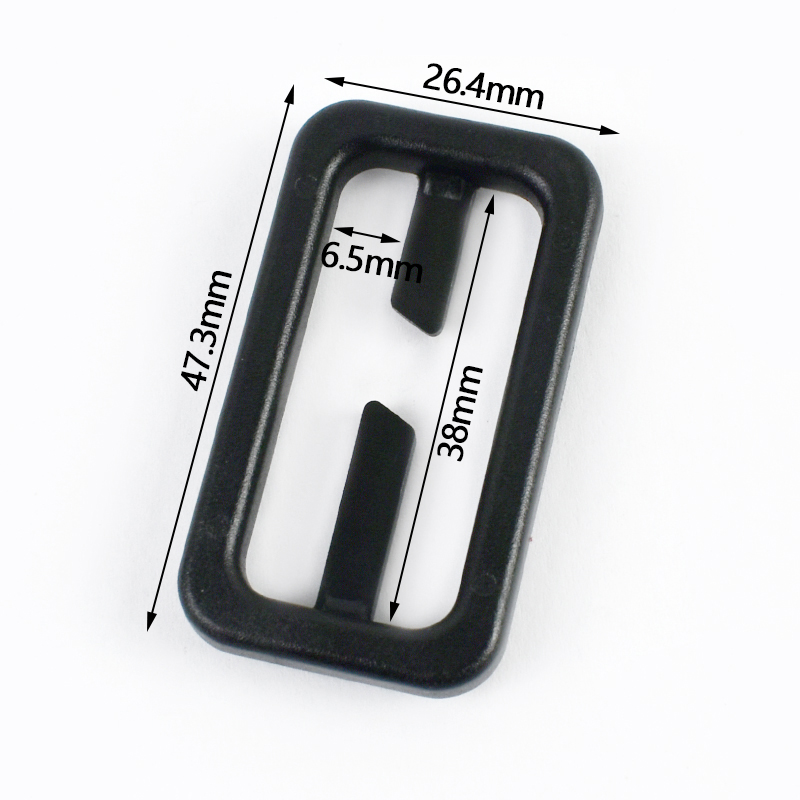 10-50Pcs Plastic Bag Strap Buckles 20-50mm Tri Glide Slider Ring Clasp Luggage Webbing Adjuster Buckle DIY Handware Accessories: 8# / Antique Zinc
