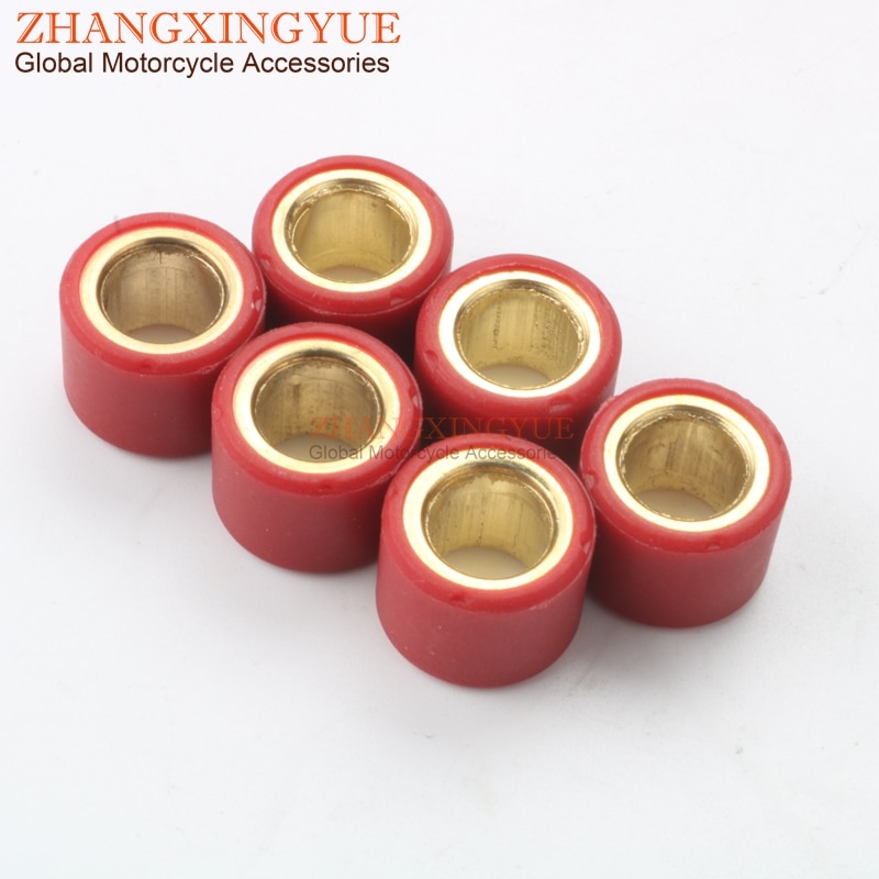Poids variateurs haute Performance ronds | 15x12mm 4.5 à 6.5 grammes, ensemble pour MBK Booster 100 99-01 Nitro 100 00-02 Ovetto 100 00-02