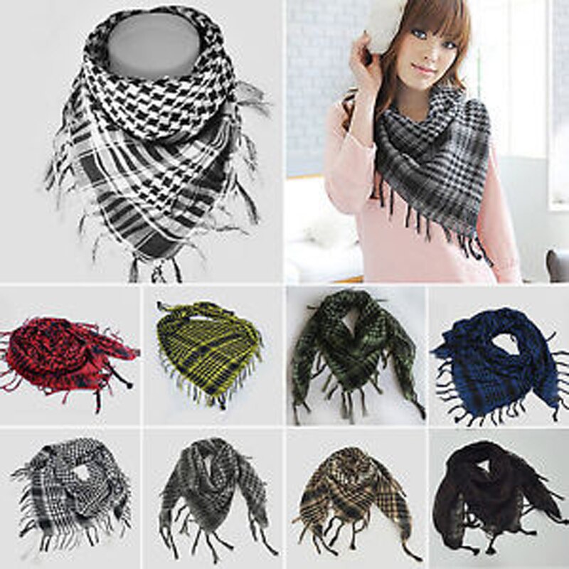 Scarves Women Men Unisex Arab Shemagh Keffiyeh Scarf Palestine Shawl Wrap Scarves /BY