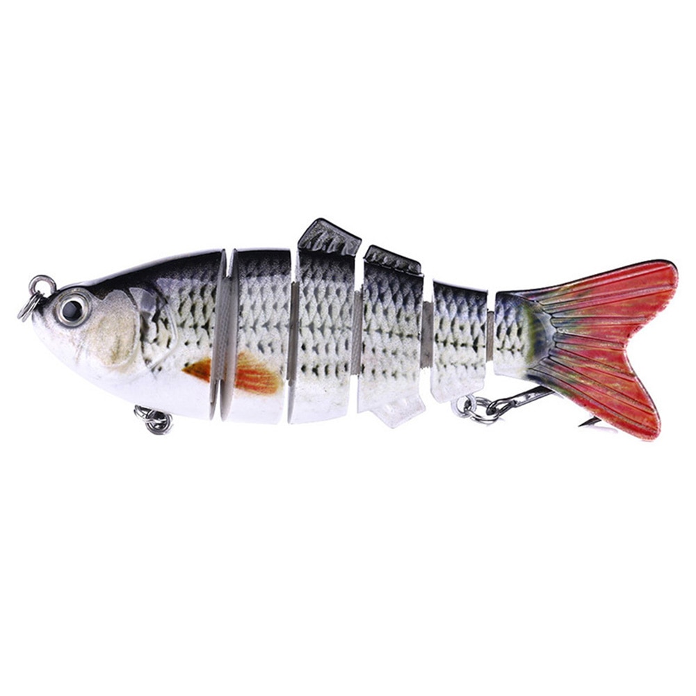 1/3/5 st bioniskt simning bete fiske 10cm tillbehör för alla typer av fisk