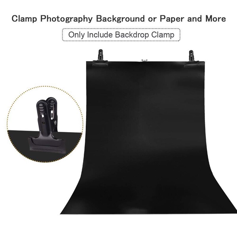 6-Pack Set Backdrop Clamps 4.3 Inch With 2.2 Inch ... – Grandado