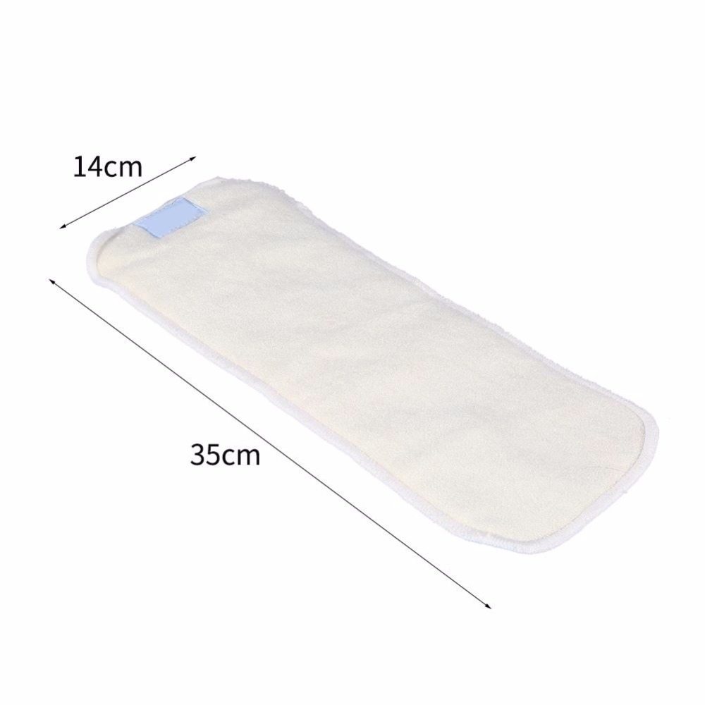 1PC 4 Lagen Bamboevezel Herbruikbare Baby Doek Luier Pad Volwassen Luier Liner Incontinent Luier Liner insert Pad