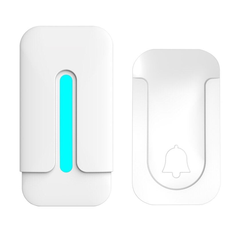 Self-Powered Doorbell Wireless Doorbell Without Battery Plug and Play Long Transmission Distance for Home School EU Plug: Default Title