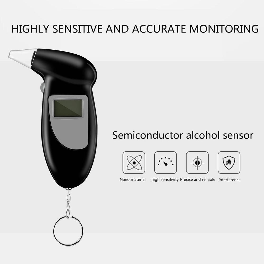 Digital alkohol tester lcd ånde alkohol tester alkometer alkometer alkohol ånde tester analysator detektor