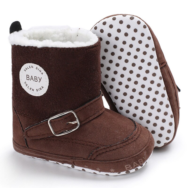 Winter Baby Jongens Meisjes Boot Rusland Winter Zuigelingen Warm Houden Schoenen Faux Fur Baby Booties Suède Baby Mocassins Laarzen