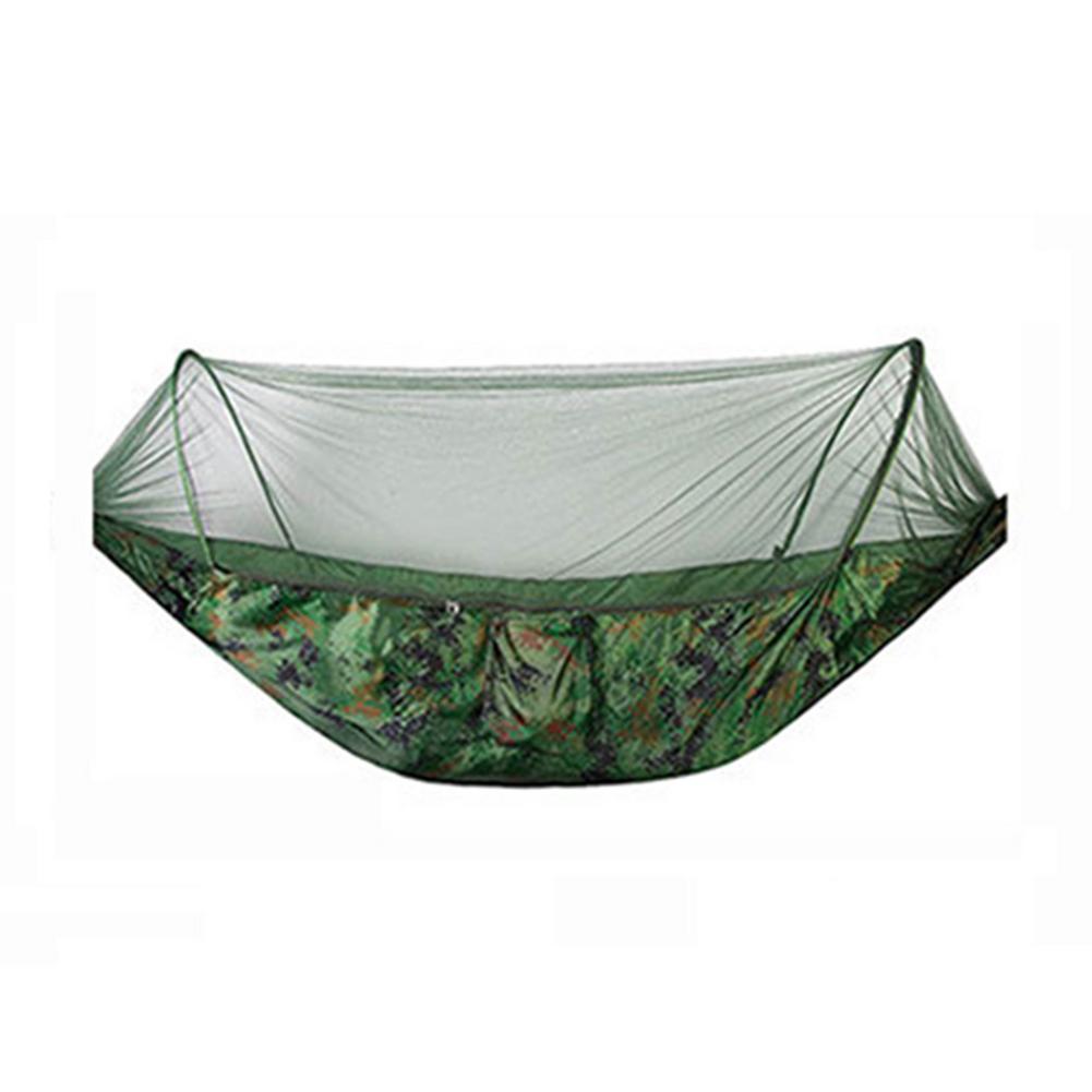 Hamac de Camping avec moustiquaire Pop-Up, lit-balançoire d&#39;extérieur Portable, Parachute,: Camo