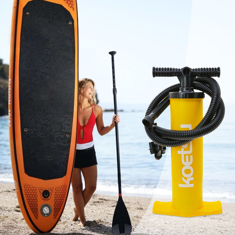 4L Kayak Air Pump Anti-Slip Portable Hand Pump Handheld Air Inflator Surfboard Manual Pump for SUP Surfboard Inflatable Boat