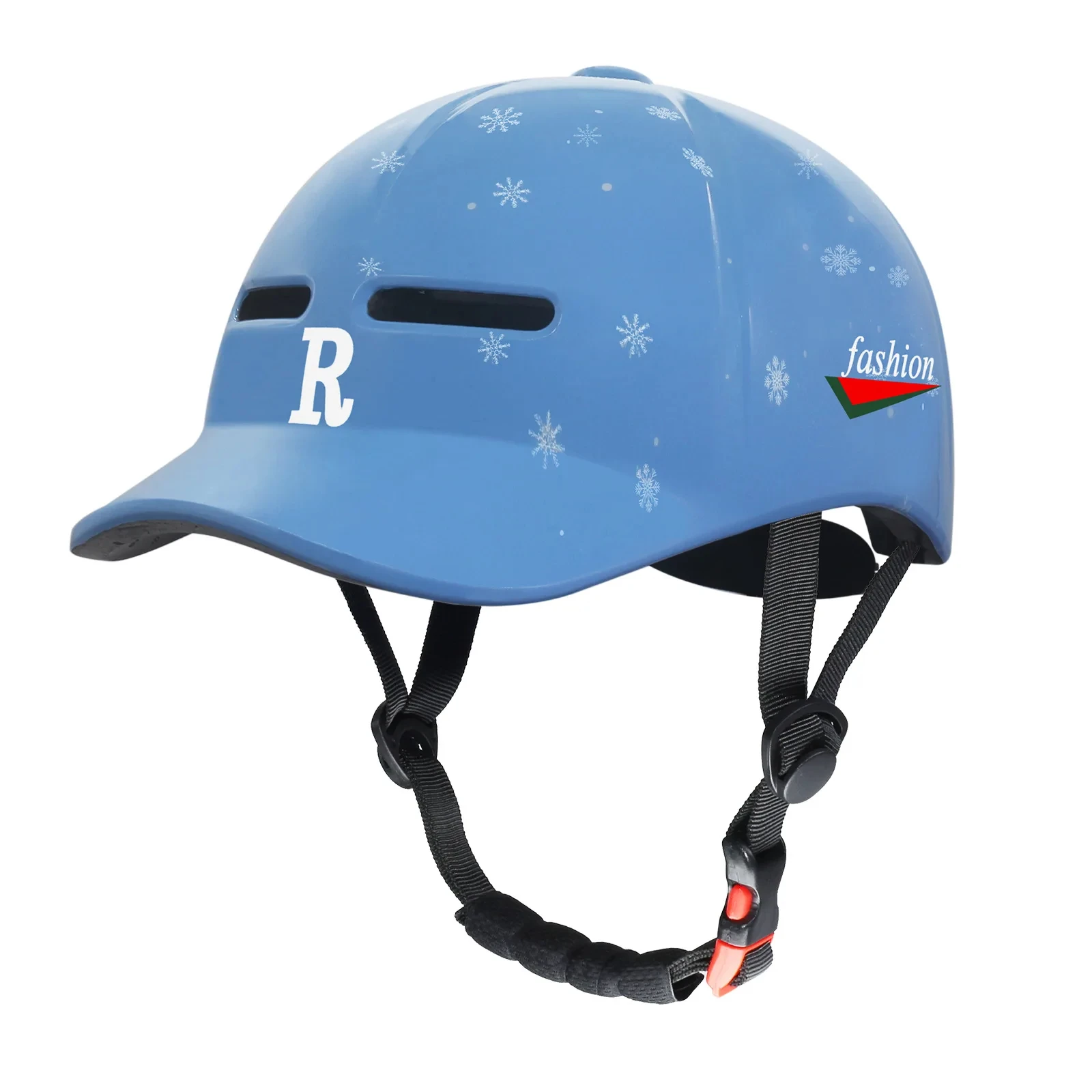 Fietspet, baseballpet, helm, motorcrosshelm, elektrische fietshelm, scooterhelm, fietsveiligheidshelm met verstelbare band voor volwassenen, mannen en vrouwen: Wit