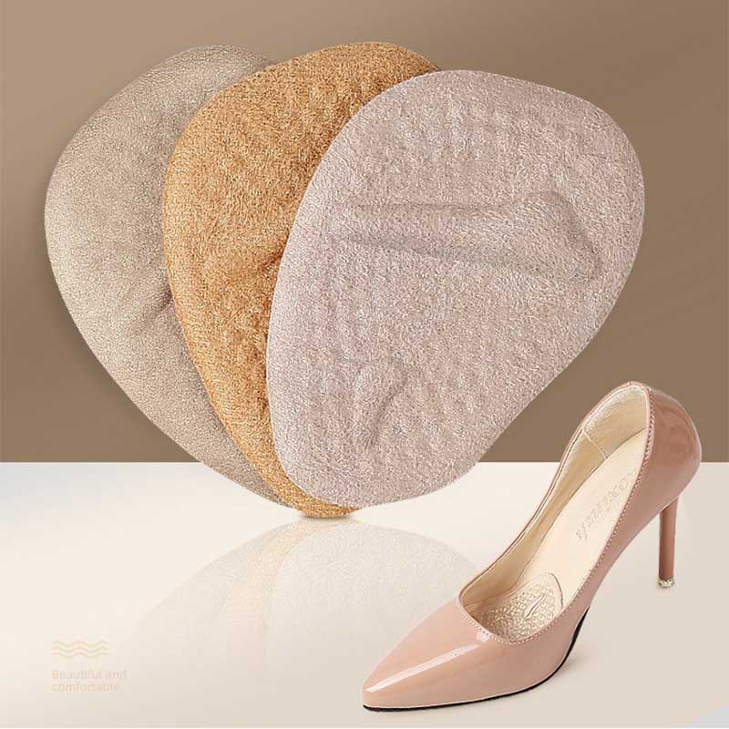 Nicht-Unterhose mit hohen absätzen Schuhe Einsätze frauen Vorne Palme Pad Halbe Elle Pads Anti-tragen Vorfuß kissen Druck Zu Entlasten Einlegesohlen