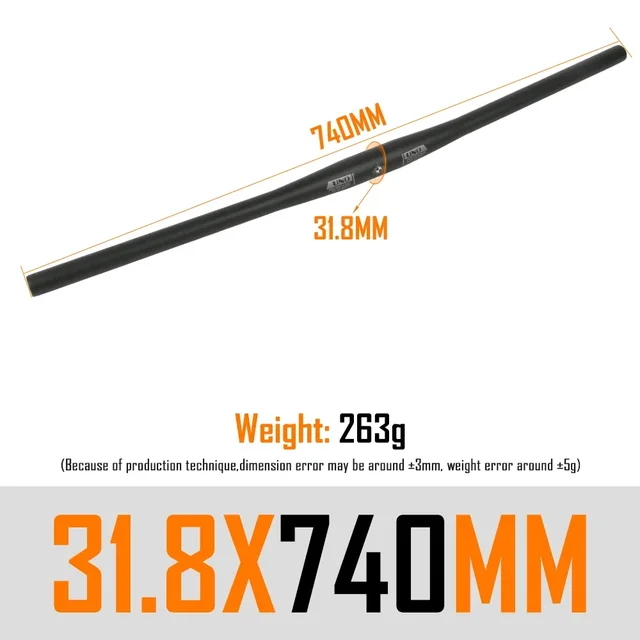 UNO-Manillar de bicicleta recto/ribalón, mango plano de aleación de aluminio para bicicleta de montaña, 640, 680, 720, 740, 760, 780, 800mm, piezas de bicicleta: Morado