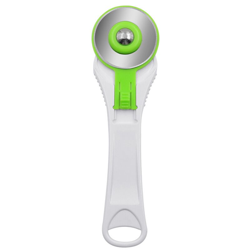 45mm 28mm Rotary Cutter for leather Set Blades for fabric Circular Quilting Cutting Patchwork Cut Tool Quilter Leather Cutter: 45mm cutter white