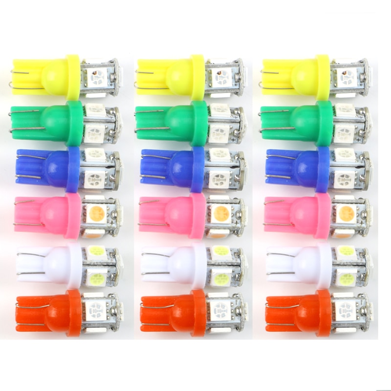 Farol de led para teto de carro, 2 peças, modificado, pequena, lâmpada milho, vara de luz para teto de carro, para toyota yaris, lâmpada de largura automática acessórios automotivos,