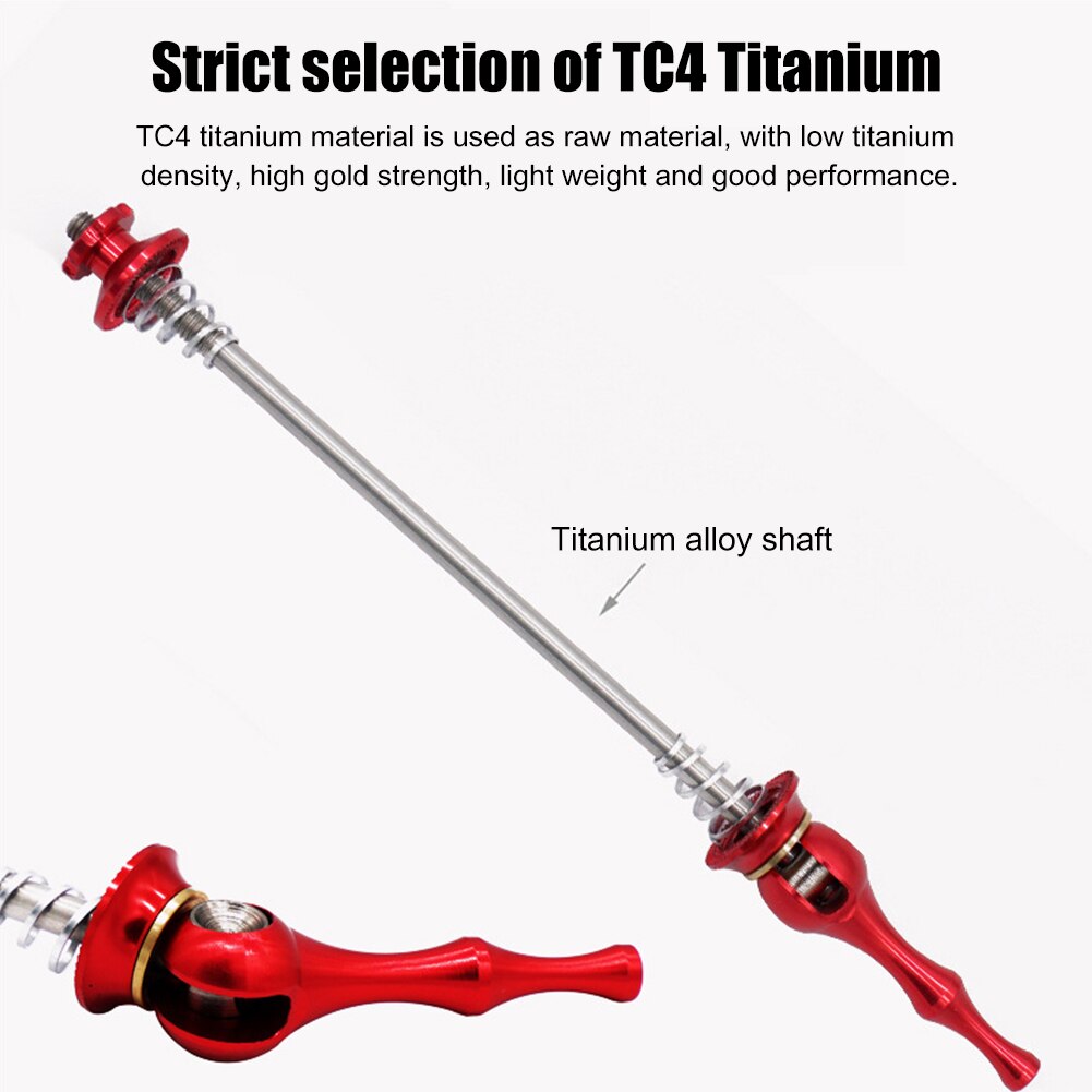 1 Pair Alloy Bicycle Quick Release for 100/130mm Road Bike Hub 100/135mm MTB Hub Riding Equipment Cycling Accessories