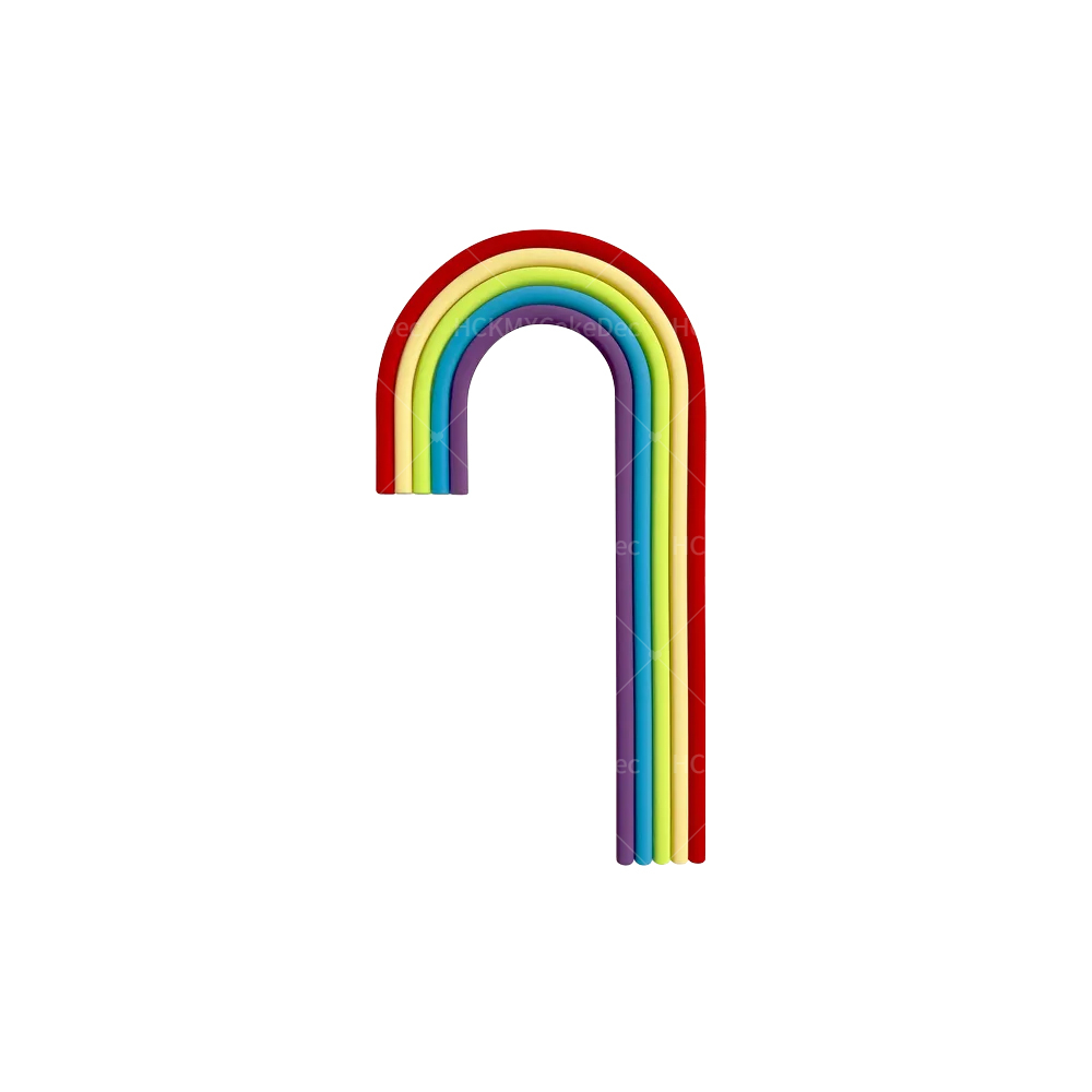 1pc Rainbow Cake Topper Set Large Small Rainbows Cake Topper Pink Blue Brown DIY Boho Birthday Wedding Party Cake Baby Shower: Light Grey