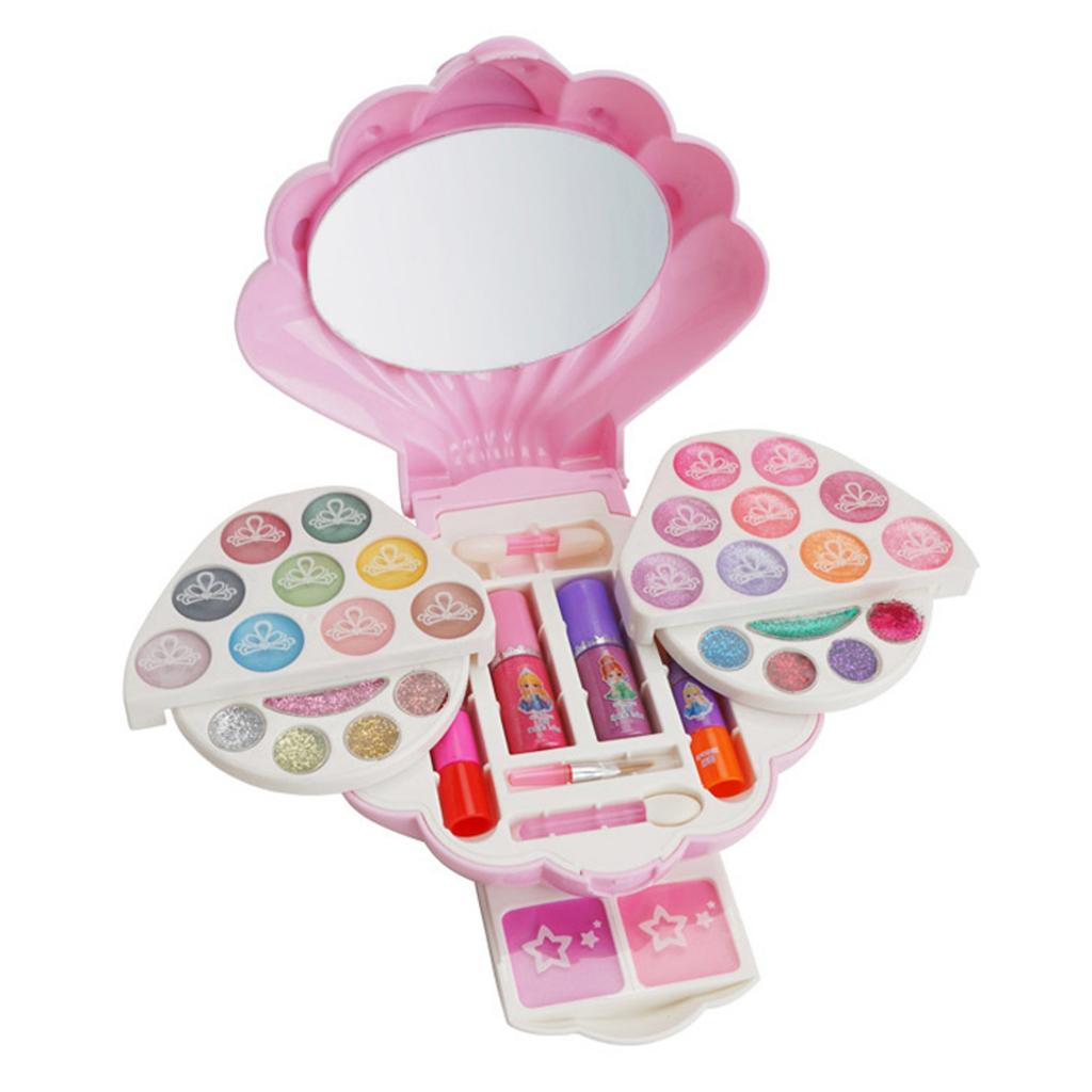 Kids Girls Make Up Set Cosmetic Kit Pretend Play Girl