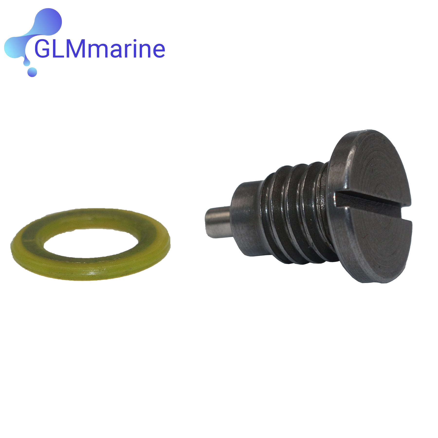 2 stuks 22-8 m 0058389 magnetische aftappluggen voor de buitenboordmotorbehuizing van mercruiser hekdrive alpha gen 1,  alpha 1,  gen 2,  r, mr, tr, trs