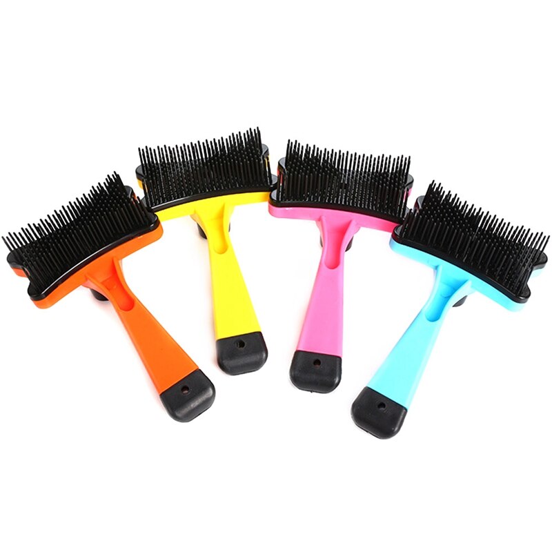 Pet Grooming Brush Comb Dog Self Cleaning Slicker Brush for Small Large Dog Cat Short Long Hair