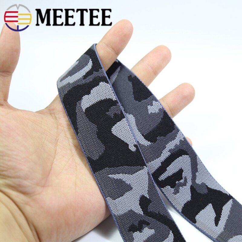 3Meters 30mm 40mm Elastic Band For Trousers Skirt Waist Belt Strap Rubber Band Polyester Webbings DIY Sewing Garment Accessories