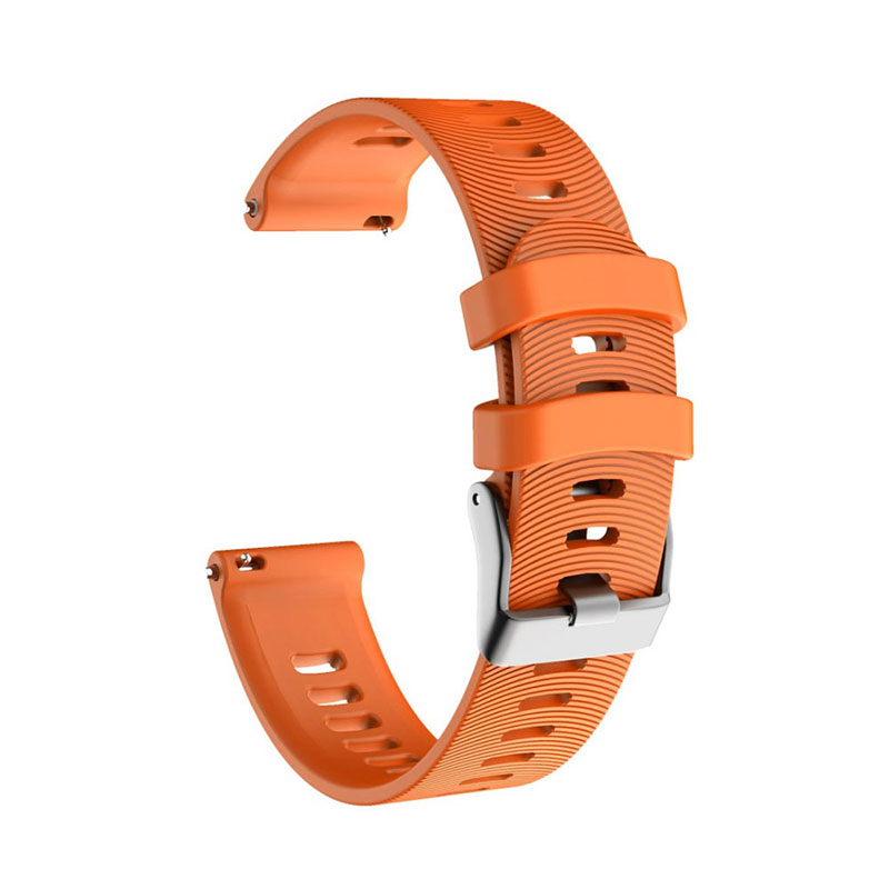 20mm silikonowy pasek do zegarków Watchband dla Garmin Vivoactive 3 HR Forerunner 245 645 inteligentny pasek na rękę bransoletka Huawei zegarek 2: for Forerunner 645 / orange
