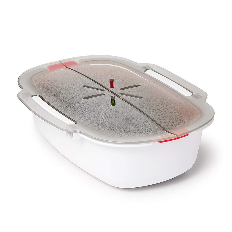 Microwave Cooker Food Container Double Microwave Oven Lunch Box Microwave Lunch Box Double-layer Lunch Box