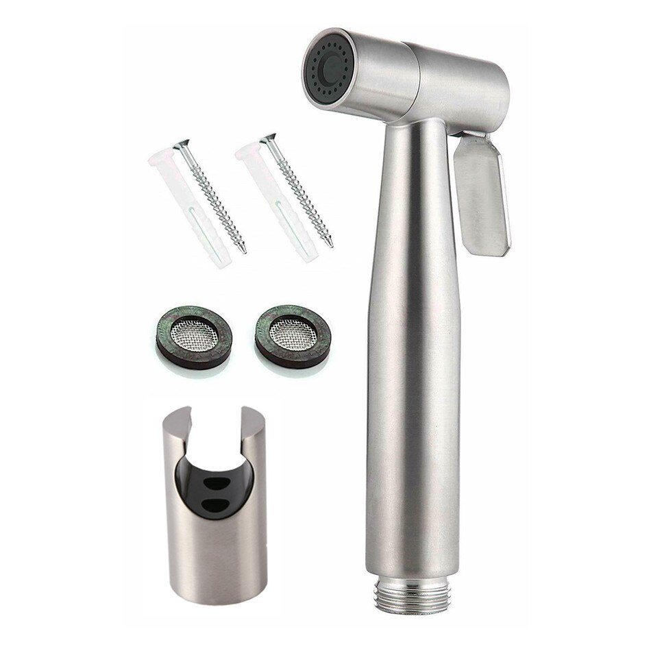 Ttlife Wc Bidet Douche Spray Moslim Shattaf Spuit Set Chroom Messing Douche Kit Bidets & Bidet Onderdelen Badkamer Armatuur
