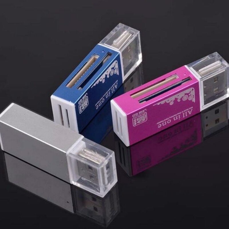 Lettore di Schede 4 in 1 - USB 2.0 All-in-One Alta Velocità Lettore di Schede Universale SD TF MMC