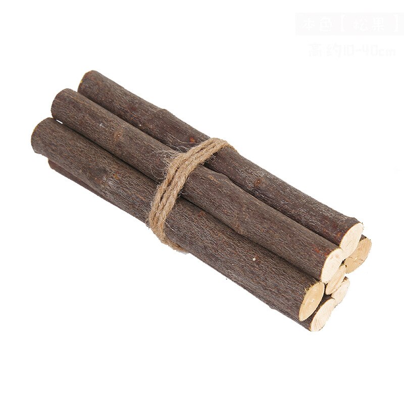 50 Stuks Houten Stok Natuurlijke Tak Boomschors Log Schijven Sticks Diy Ambachtelijke Benodigdheden Voor Bruiloft Party Schilderij Decoratie