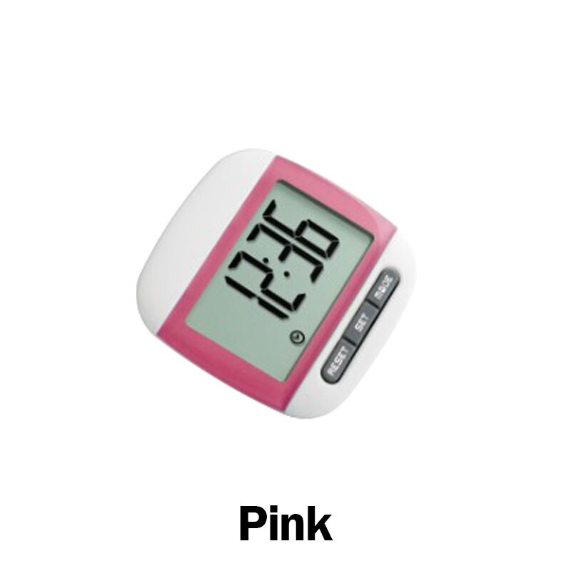 4- siffriga nummerräknare handfinger mekanisk manuell räkning tally clicker timer utomhus sport golf fotboll counter nyckelring: Rosa