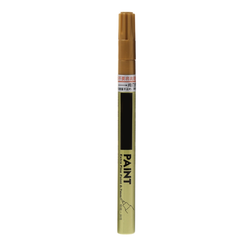 Versal 0.7Mm Extra Fine Point Permanente Verf Metallic Marker Pen Diy Art: gold color