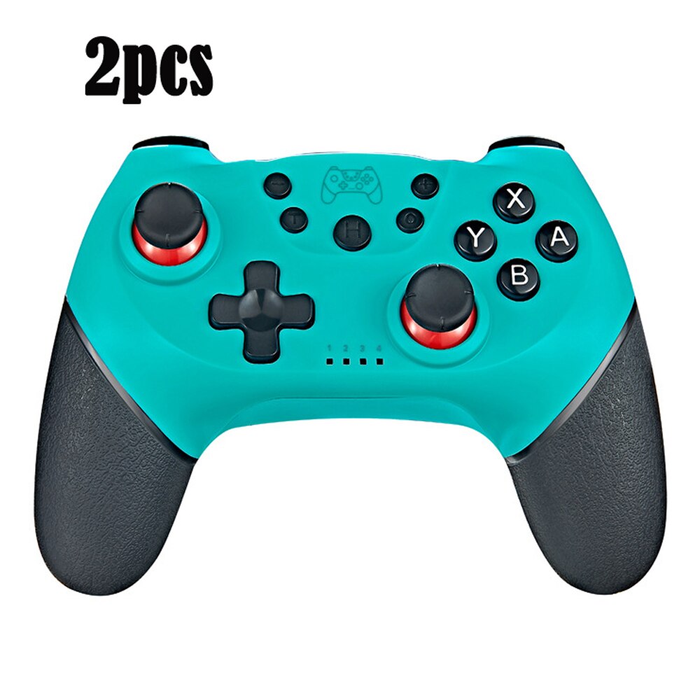 Senza fili di Bluetooth Gamepad Per Nintend Interruttore Pro NS-Interruttore Pro Controller di Gioco joystick Per Switch di Console con 6-Assi Maniglia: 2pcs Sky blue