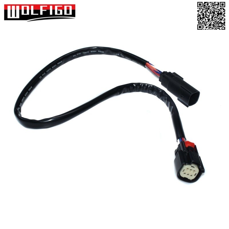 WOLFIGO 1PC / 2PCS O2 Oxygen Sensor Extension Wire Harness For Mustang s550 GT 5.0 24200-02,RI-1418-2H: 1 PC