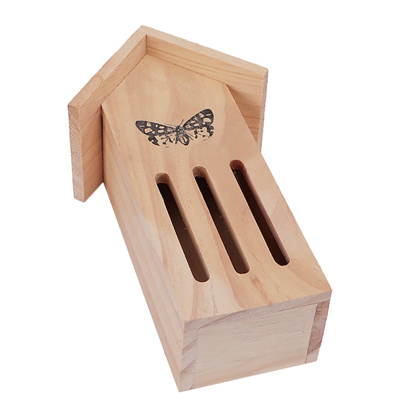 Butterfly House Wooden Insect House Insect Hotel for Butterfly Bees and Ladybugs Garden Decoration
