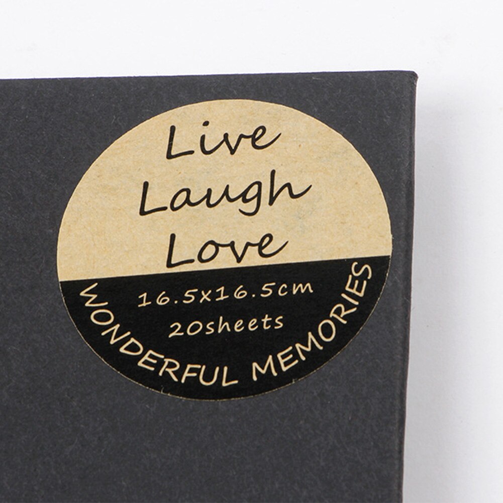 Home Wedding Photo Album Anniversary Travel Family Memory Loose Leaf Black Cardboard Portable Storage DIY Craft Large Capacity