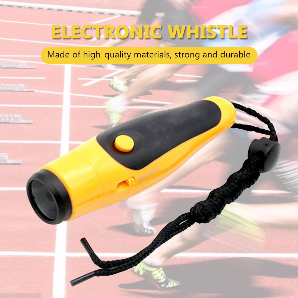 125db apito eletrônico com cordão amarelo árbitro sobrevivência ao ar livre para exercício ao ar livre esporte ornamentos