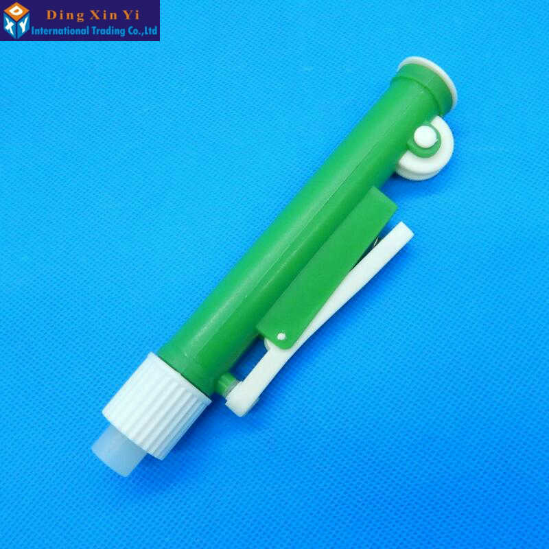 ! 1Pcs 10Ml Handleiding Pipette Pipet Controller + 5Pcs 10Ml Glazen Pipet
